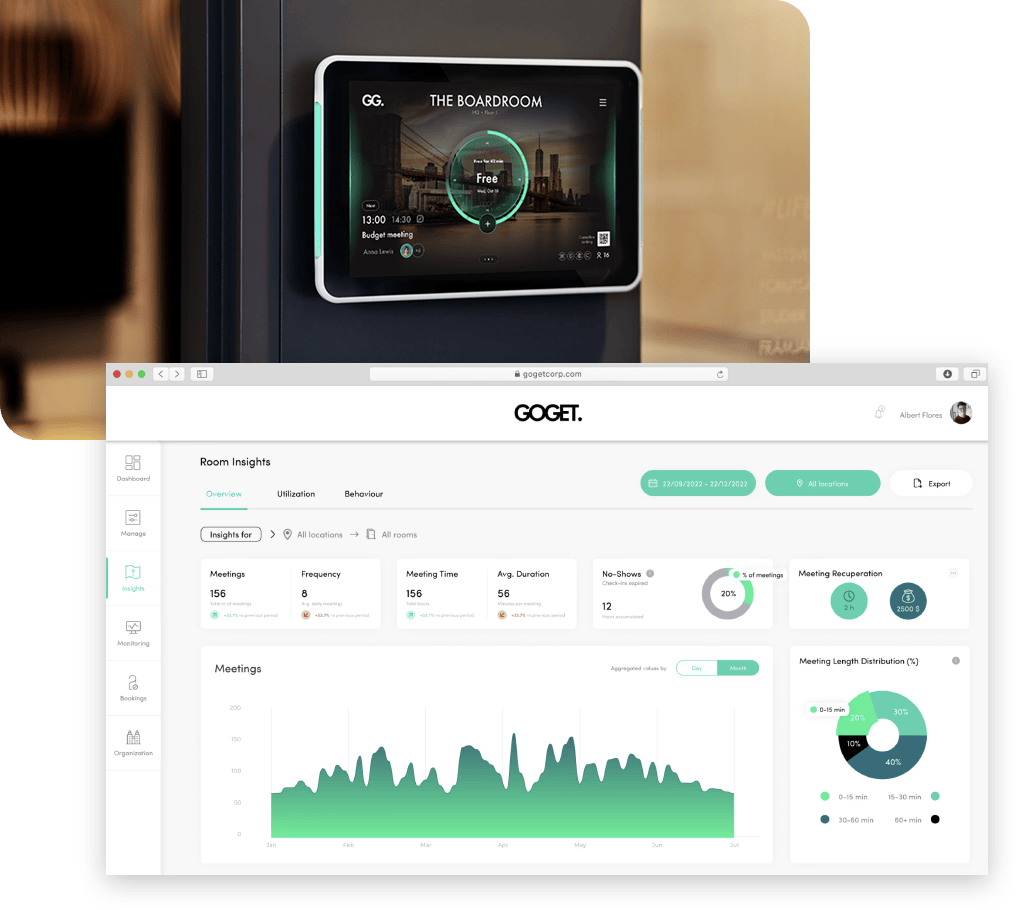 GoGet dashboard